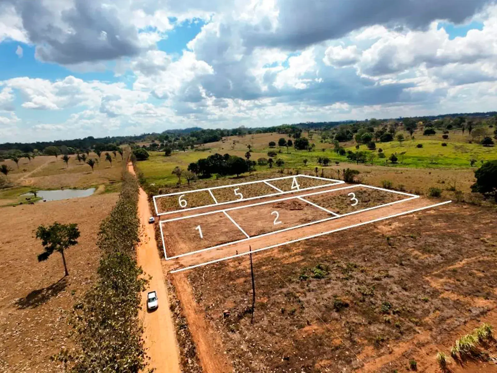 6 CHÁCARAS À VENDA — 12 KM DE JI-PARANÁ/RO
